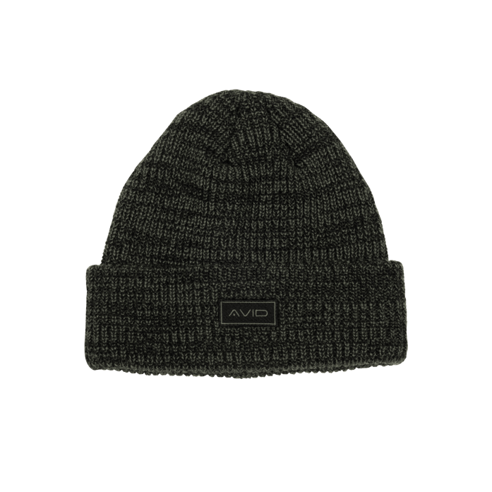 Avid Marl Knit Beanie Green