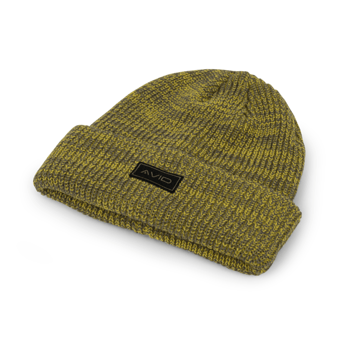 Avid Marl Knit Beanie Yellow