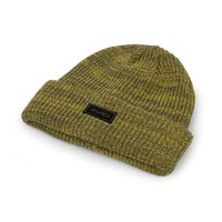 Avid Marl Knit Beanie Yellow