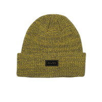 Avid Marl Knit Beanie Yellow
