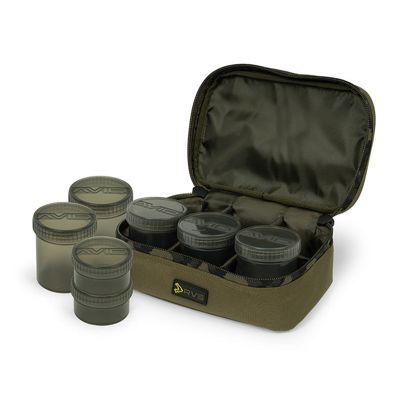 Avid RVS 8-Pot Hookbait Pouch