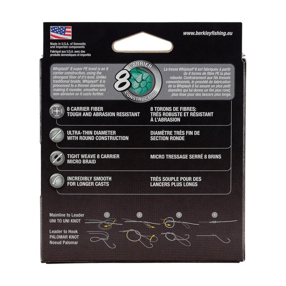 Berkley Whiplash8 150m Moss Green