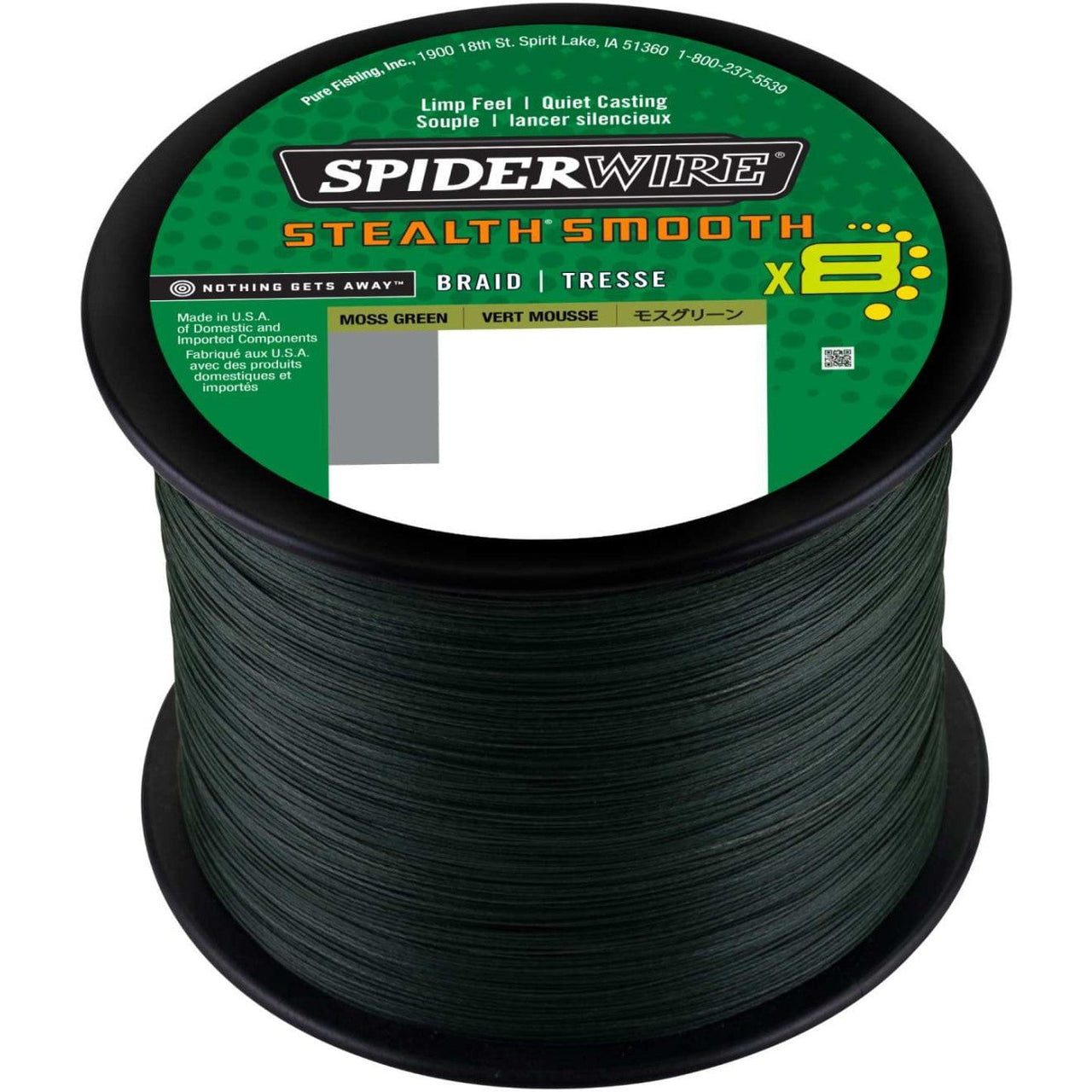 SpiderWire Stealth Smooth8 Moss Green 2000m