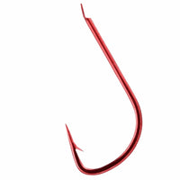 BKK Coars Snelled Hooks Diamond Ready Rig-Sode Red 10pcs