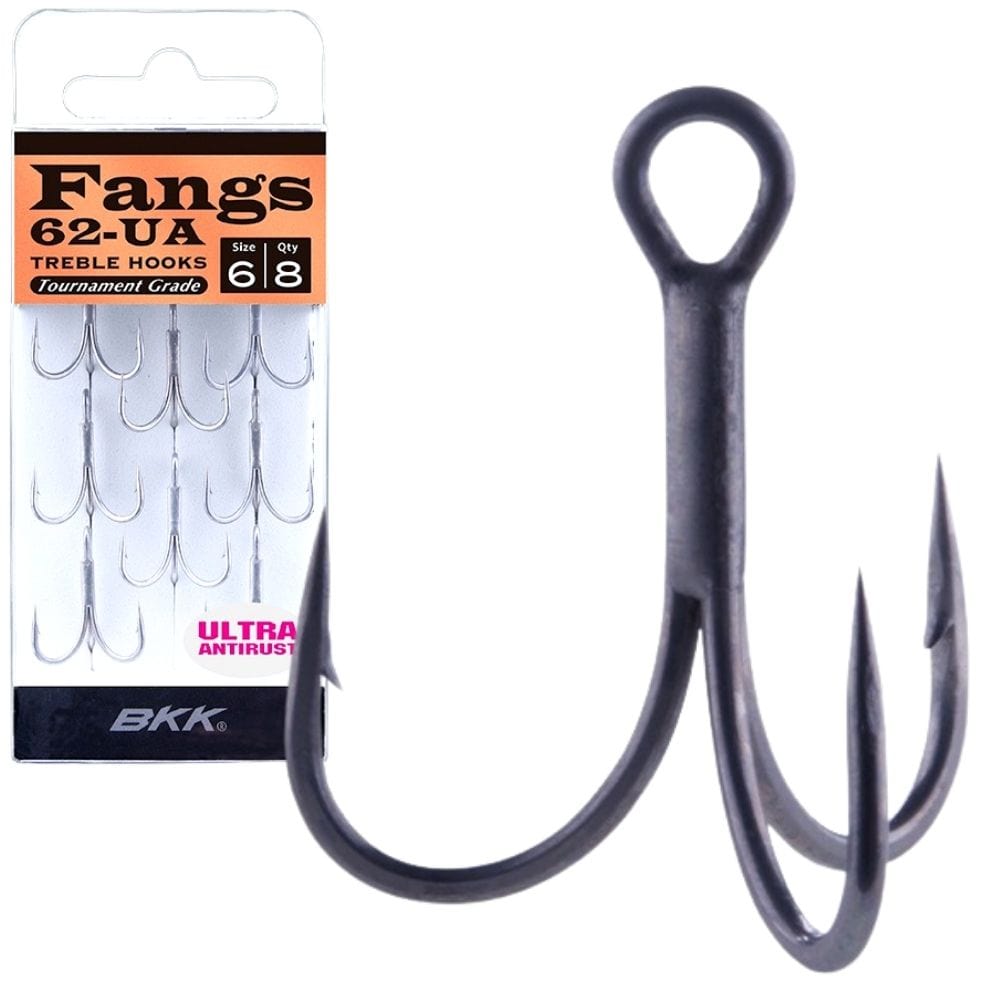 BKK Lure Ultra - Antirust Coated Treble Hook Fangs -62