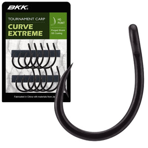 BKK Tournament Carp Hook Curve Extreme