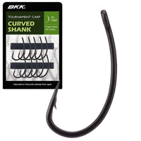 BKK Tournament Carp Hook Curved Shank