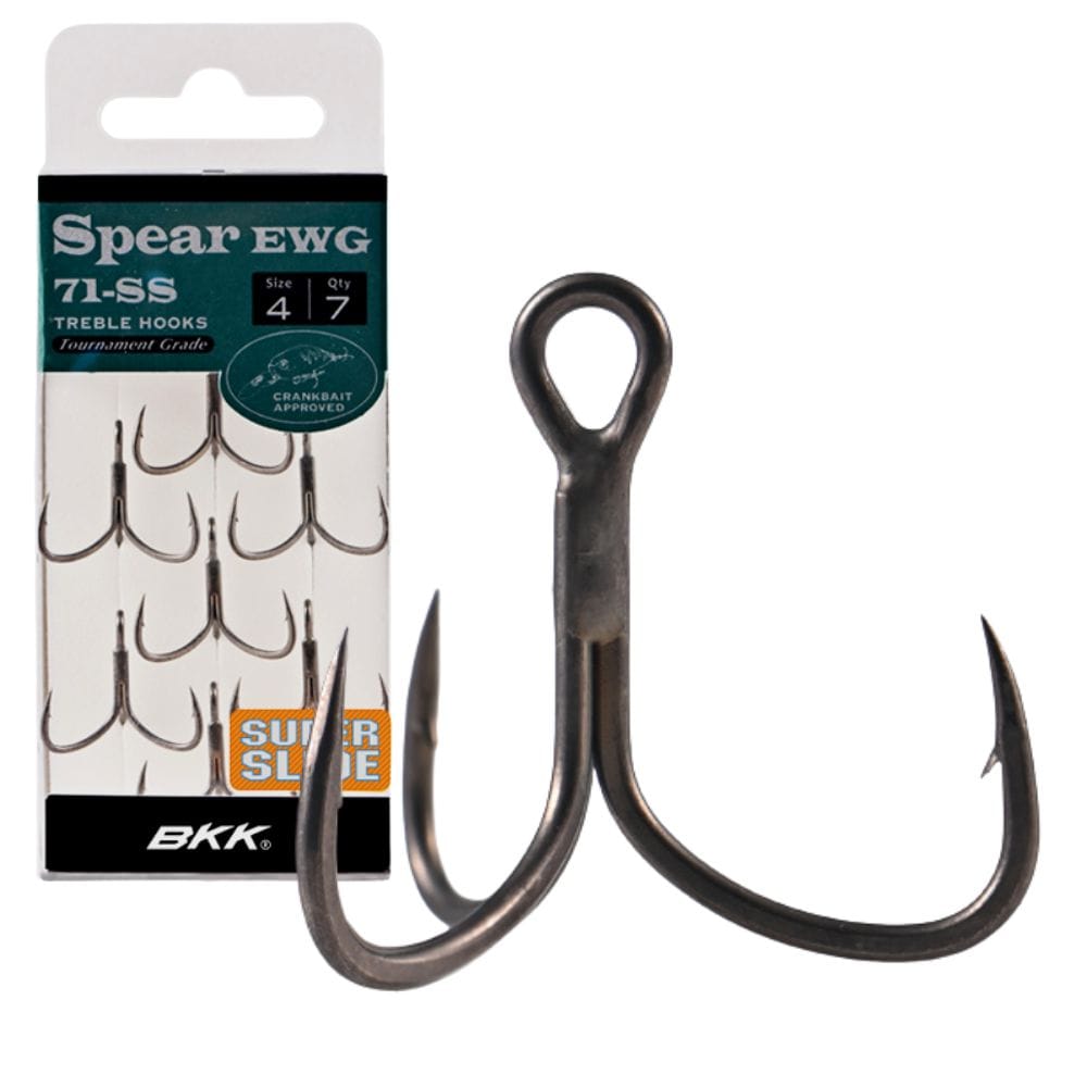BKK Tournament Grade Crankbait Treble Hook Spear EWG 71-SS