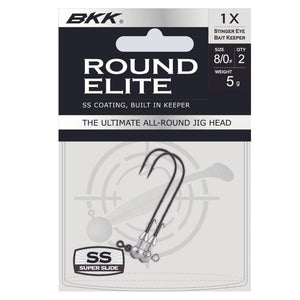 BKK Ultimate All-Round Jig Head Stinger Eye Bait Keeper Round Elite
