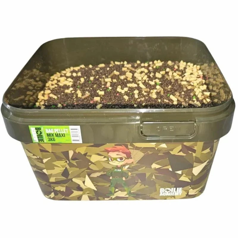 Boilie Academy Bag Pellets Mix Maxy Neu 3kg