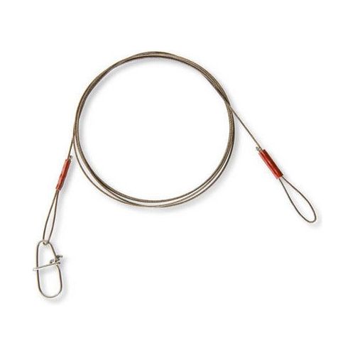 Cormoran 7x7 Wire Leader with loop and Corlock snap hook 60cm 2pcs