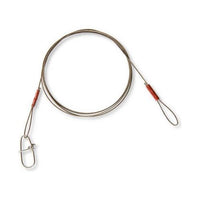 Cormoran 7x7 Wire Leader with loop and Corlock snap hook 60cm 2pcs