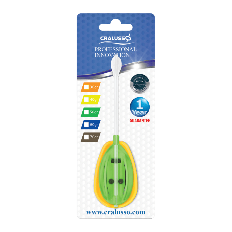 Cralusso Big Rocket Method basket+charger fluo green