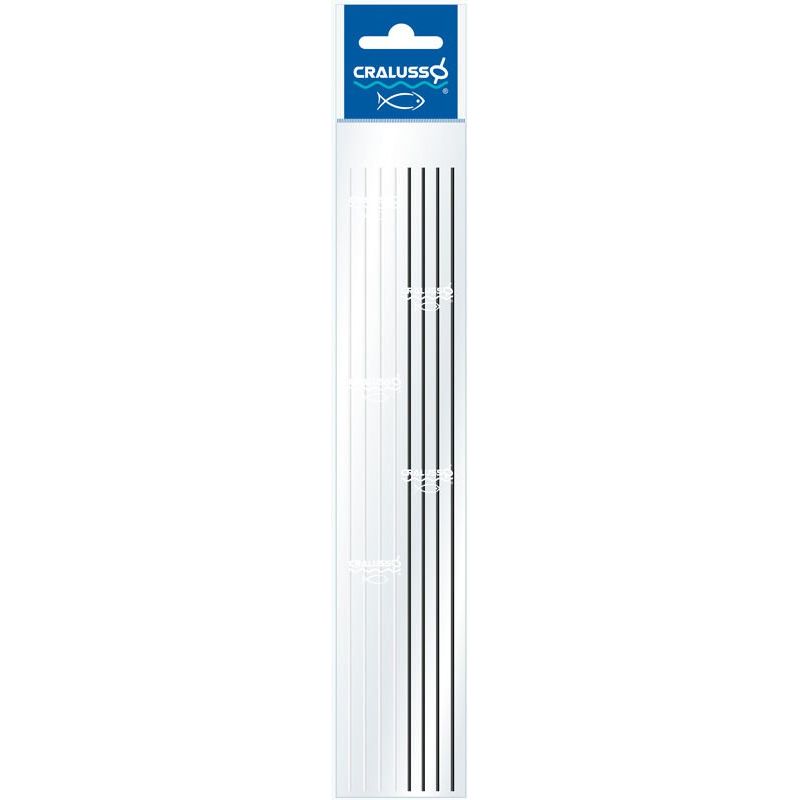 Cralusso carbon and glass stem 1,0 & 0,8mm