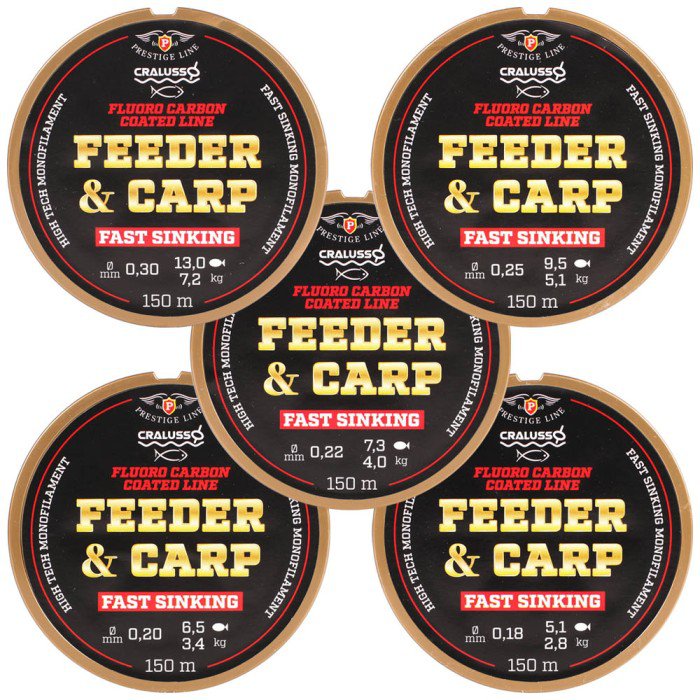 Cralusso Feeder & Carp Fishing Line 150m