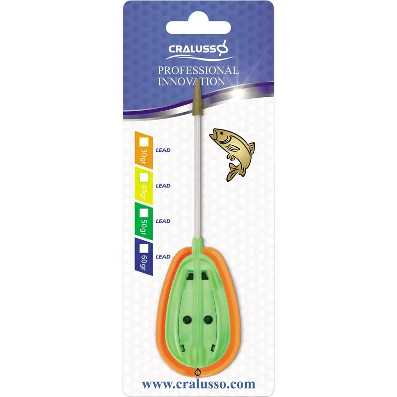 Cralusso Fluo Green Rocket Method Basket + Mould