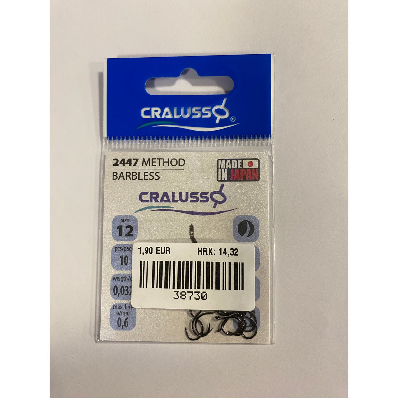 Cralusso method hook barbless