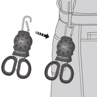 Daiichiseiko Cutting Tool With Clip On Holster Homing Scissors Type PE
