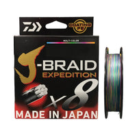 Daiwa J-Braid Expedition X8 150m Multi Colour