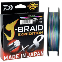 Daiwa J-Braid Expedition X8 300m Multi Colour