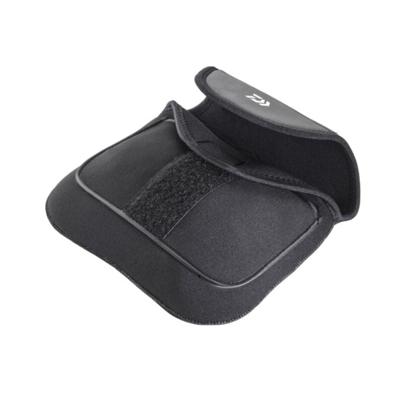 daiwa black neoprene casting reel covers Daiwa Neoprene Reel Pouch Reel Case Protective Cover – MatchFishing