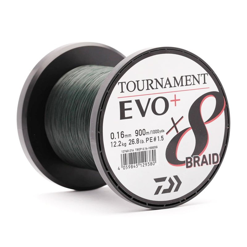 DAIWA TN X8 Braid EVO+ 900m Dark Green