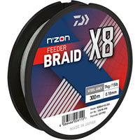 N'ZON X8 Braid 300m Steel Gray