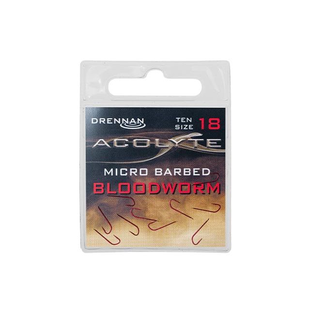 bloodworm fish hooks Drennan Acolyte Bloodworm Hooks for Silver Fish – MatchFishing