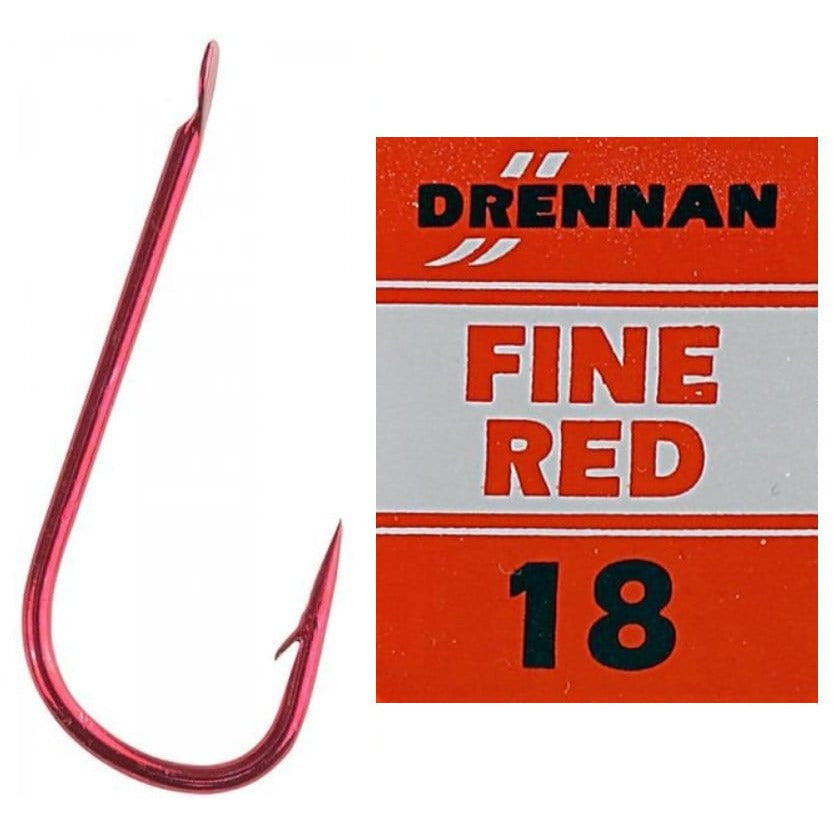 Drennan Fine Red Match & Pole Fishing Hooks – MatchFishing