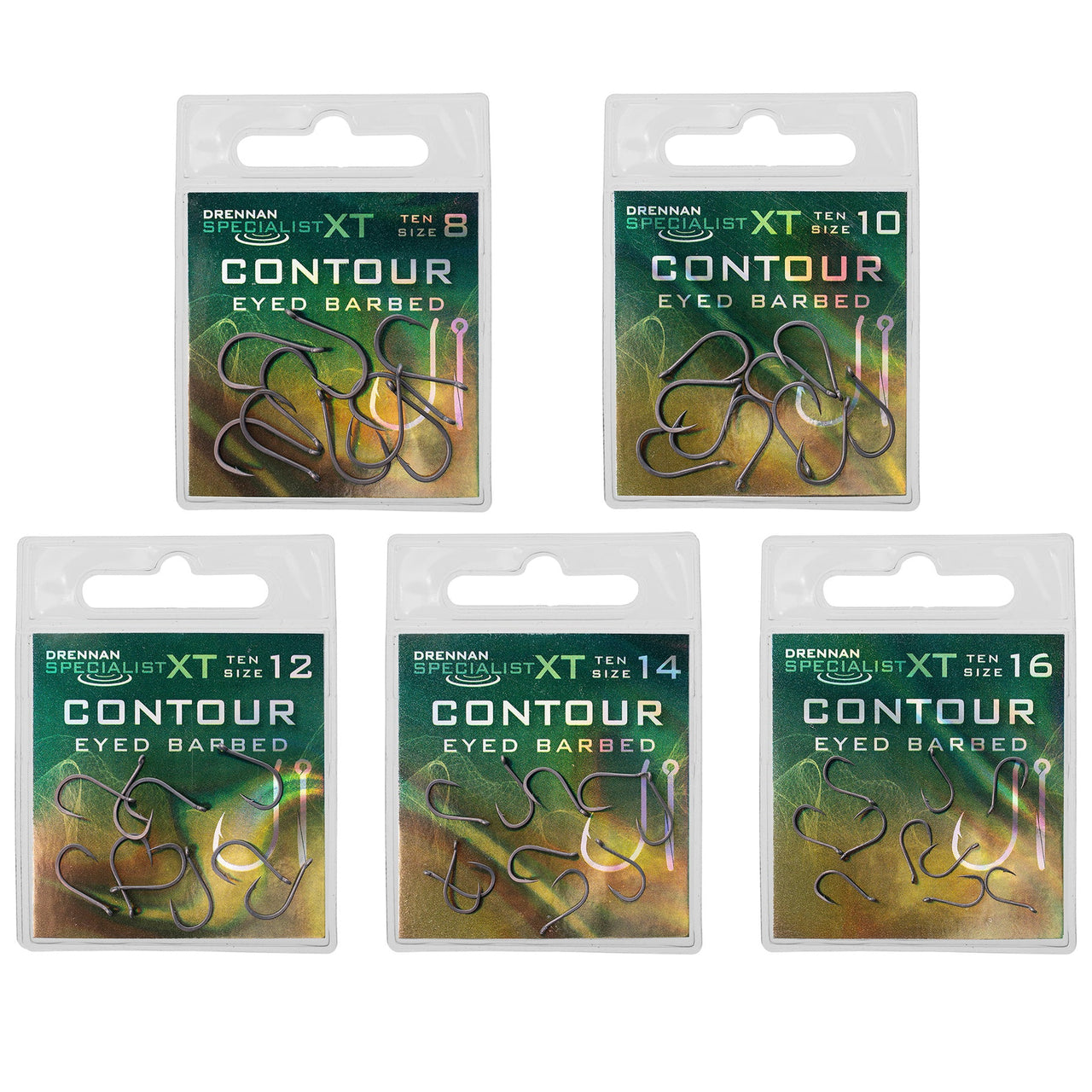drennan coarse fishing hooks Drennan Specialist XT Contour Eyed Fishing Hooks – MatchFishing
