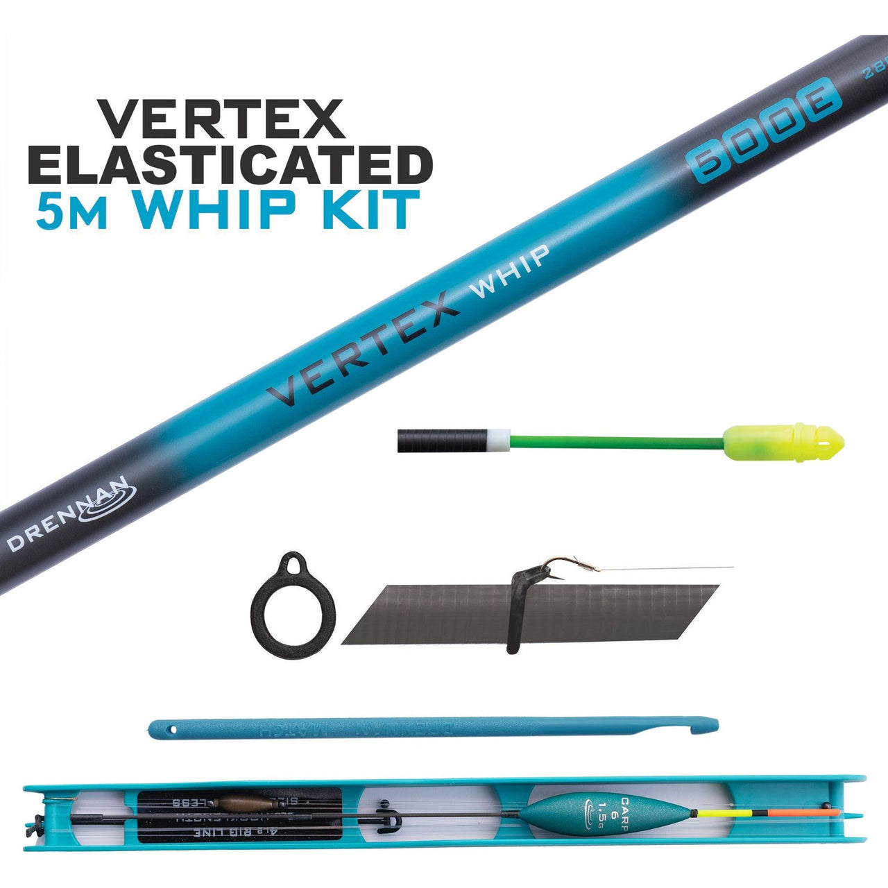 Drennan Vertex 5m Elasticated Whip kit