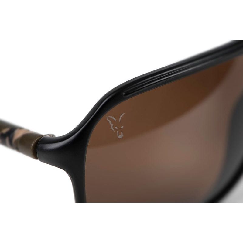 Fox AV8 Black & Camo Brown Lense