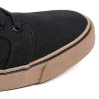 Fox Black Canvas Shoe