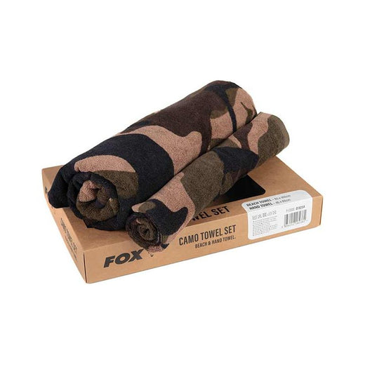 Fox Camo beach / hand towel box set