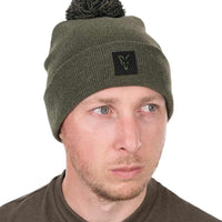 Fox Collection Bobble Hat - Green/Black