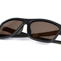 Fox Collection Green Black Shades - Grey Lens