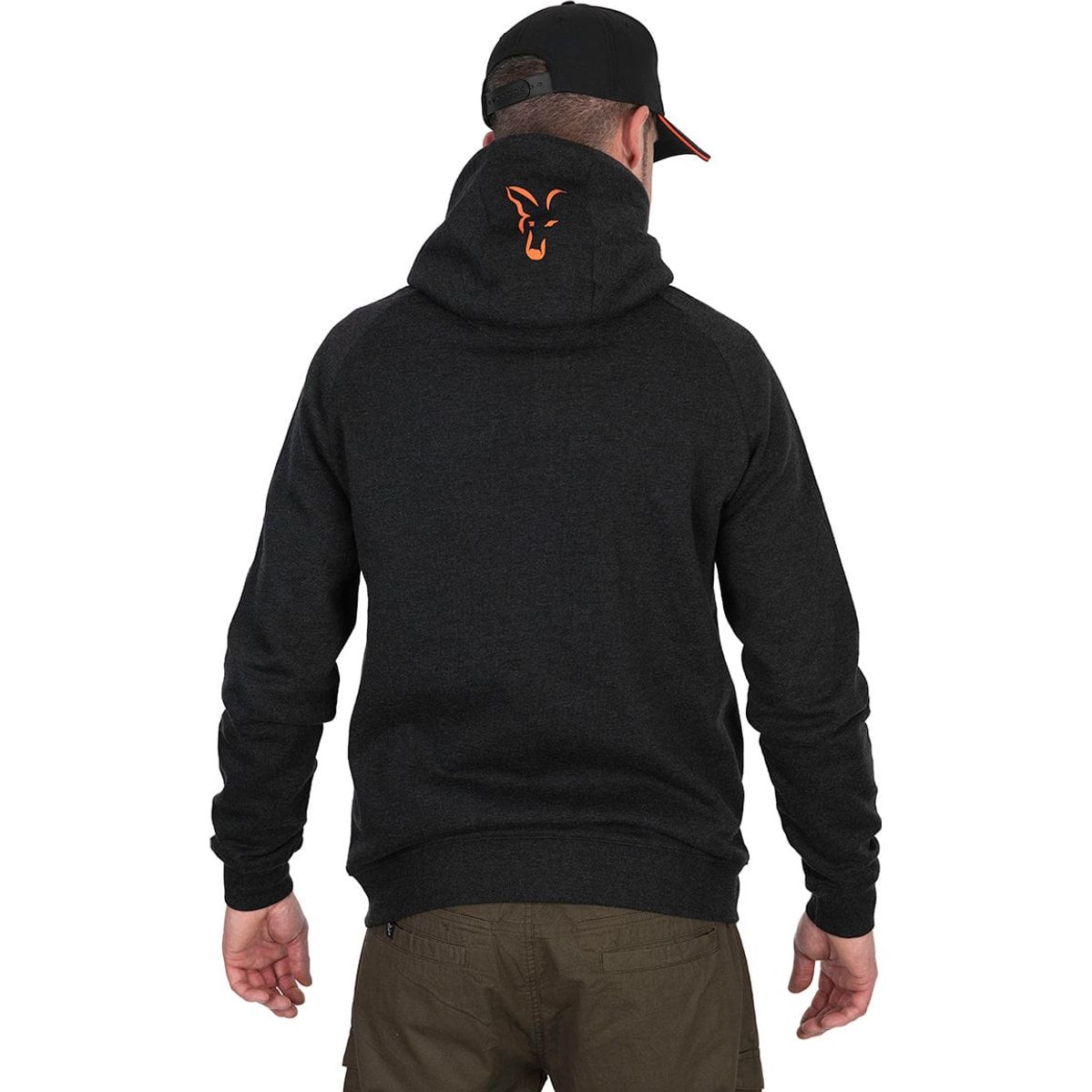 Fox Collection LW Hoody Black & Orange