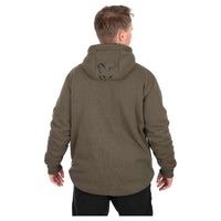 Fox Collection Sherpa Jacket Green & Black