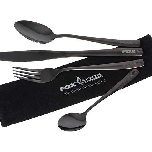 Fox Cookware Black Stainless Cutlery Set