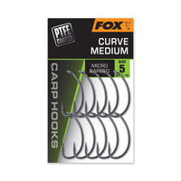 Fox Curve Medium Hooks