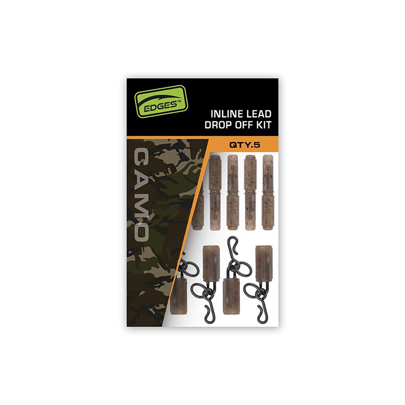 Fox Edges Camo Inline Lead Drop Off Kits x 5