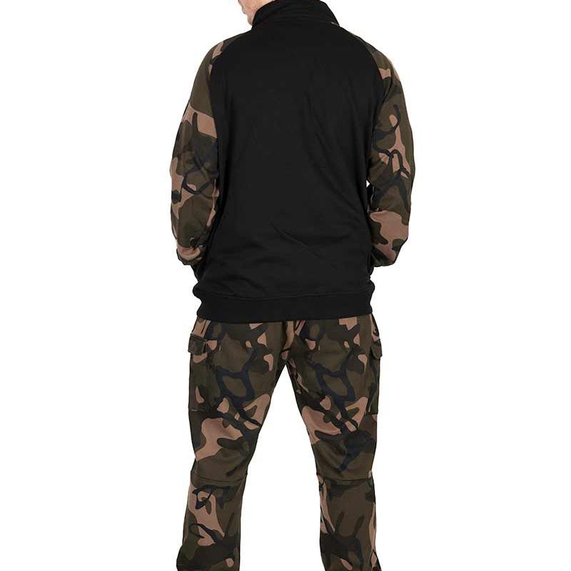 Fox LW Black / Camo qtr zip