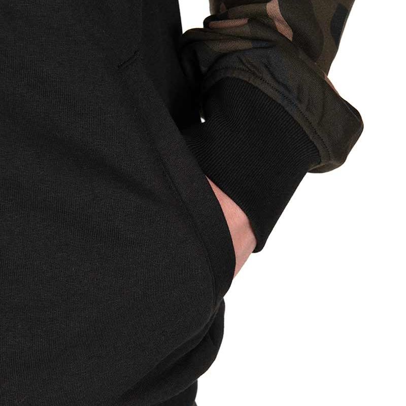 Fox LW Black / Camo qtr zip