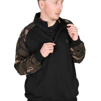 Fox LW Black / Camo qtr zip