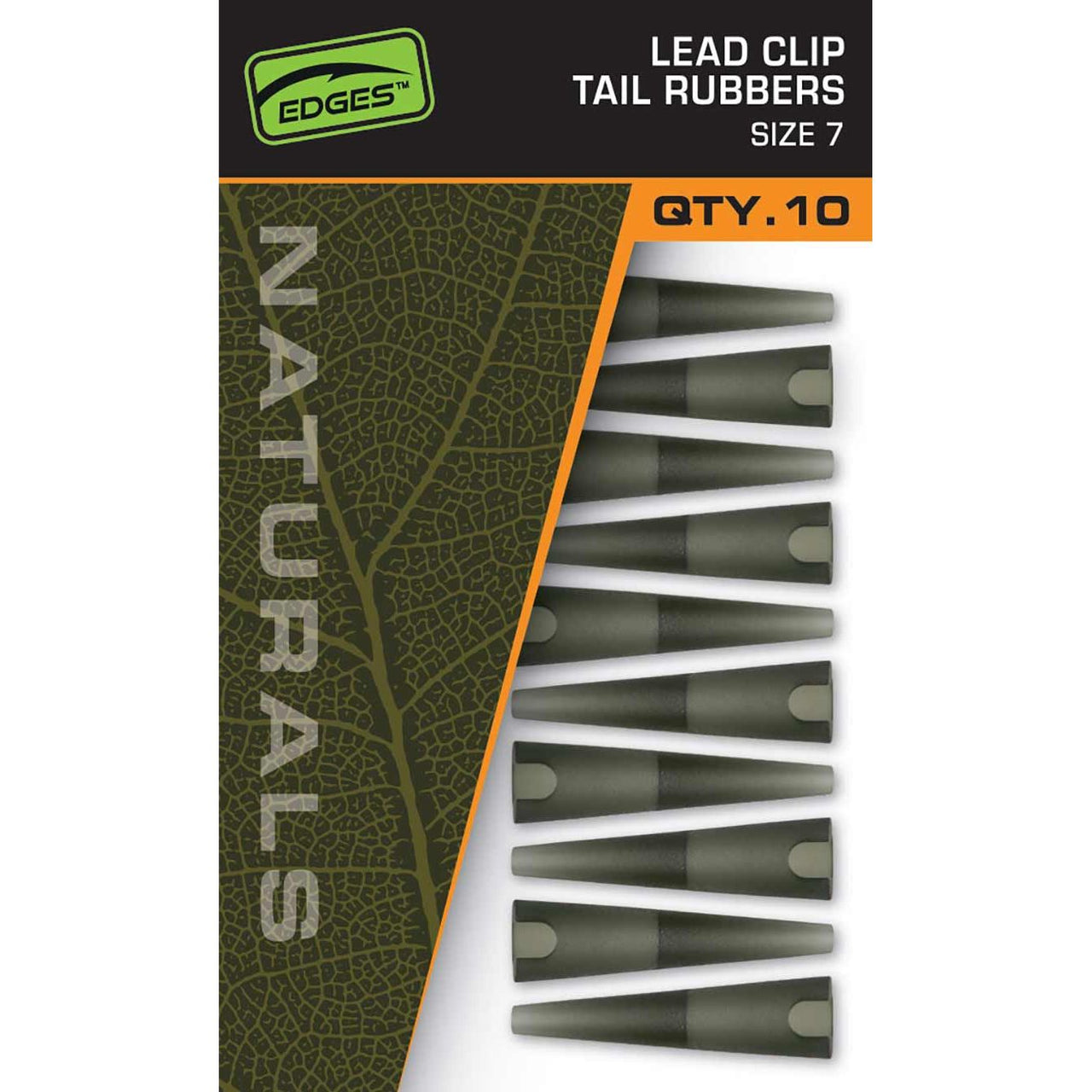 Fox Naturals Lead Clips Tail Rubbers - Size 7