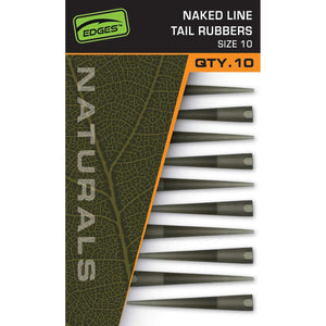 Fox Naturals Naked Line Tail Rubbers - Size 10