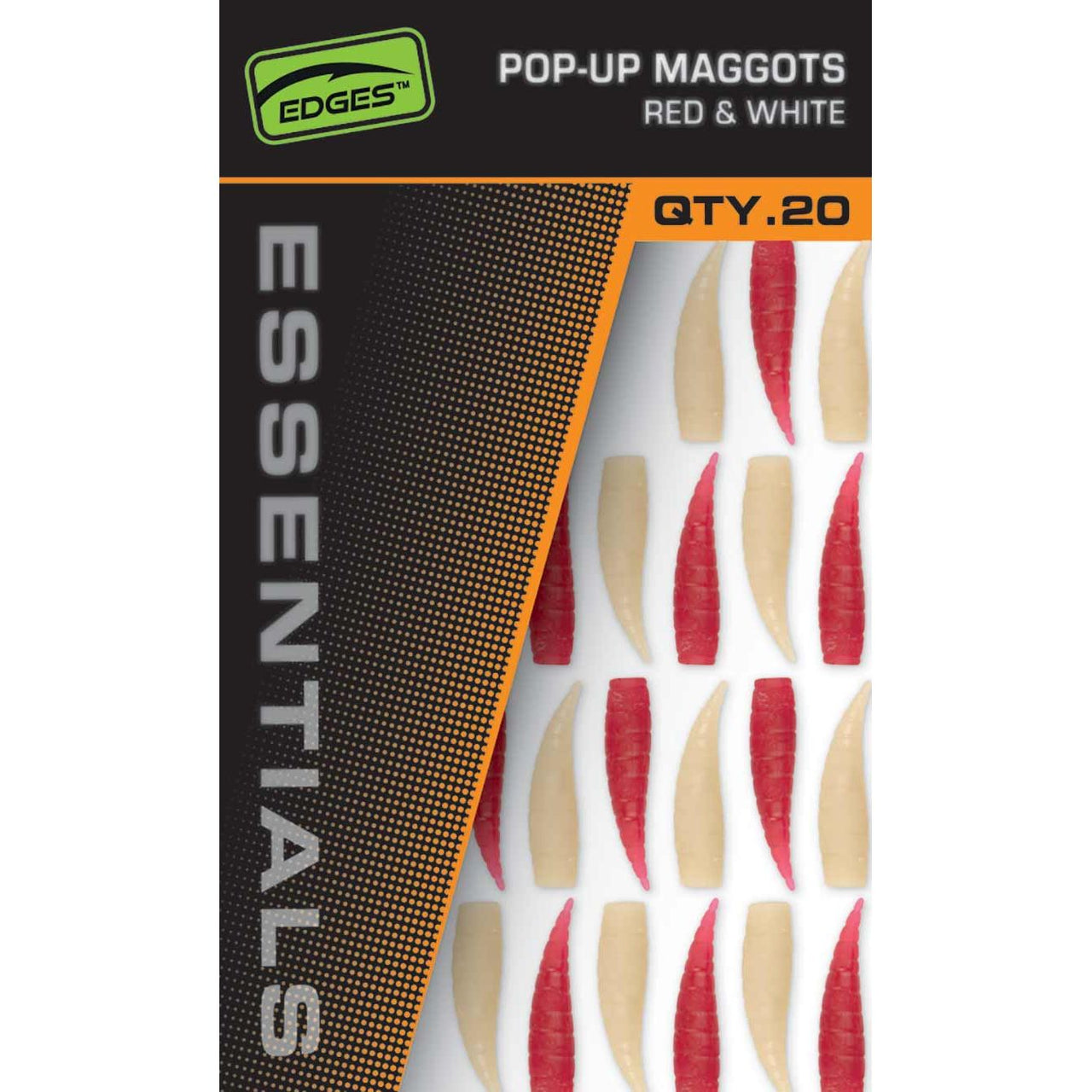 Fox Pop Up Maggots x 20 (10 red,10 white)