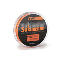 Fox Submerge Bright Orange Sinking Braid 300m
