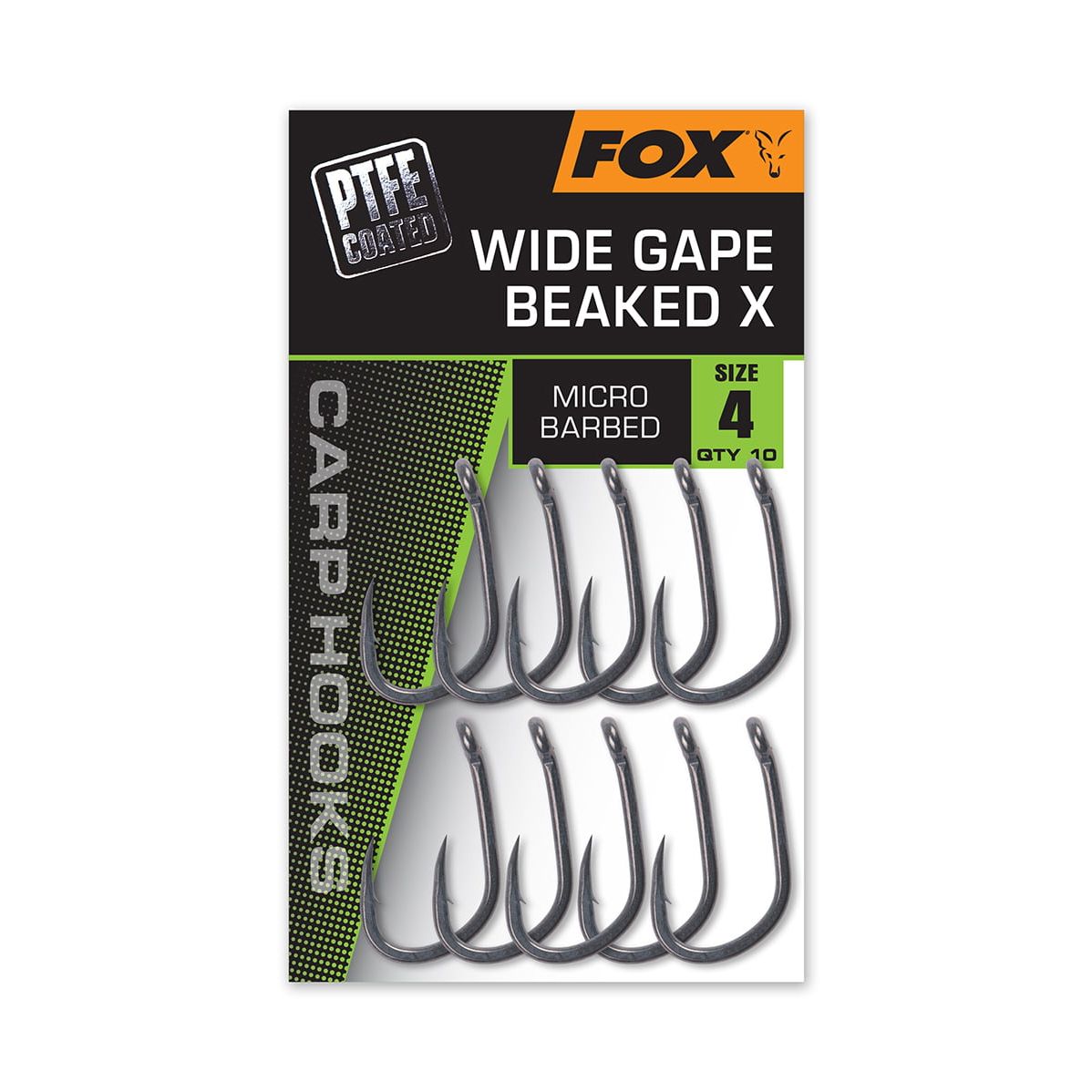 Fox Wide Gape Beaked X hooks