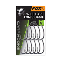 Fox Wide Gape Long Shank Hooks